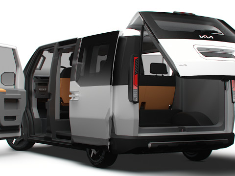 KIA PV5 Taxi L2H1 HQInterior 2026 Modelo 3D