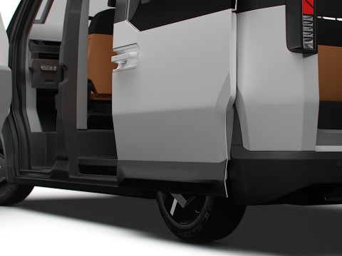 KIA PV5 Taxi L2H1 HQInterior 2026 Modelo 3D