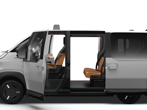 KIA PV5 Taxi L2H1 HQInterior 2026 Modelo 3D