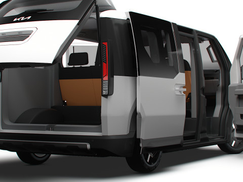 KIA PV5 Taxi L2H1 HQInterior 2026 Modelo 3D