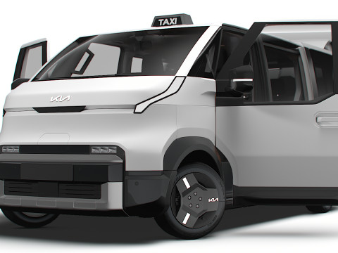 KIA PV5 Taxi L2H1 HQInterior 2026 Modelo 3D
