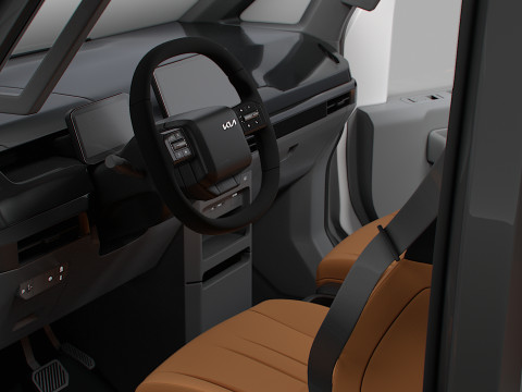KIA PV5 Taxi L2H1 HQInterior 2026 Modelo 3D