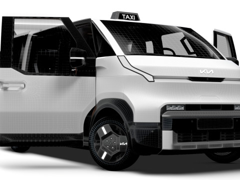 KIA PV5 Taxi L2H1 HQInterior 2026 Modelo 3D