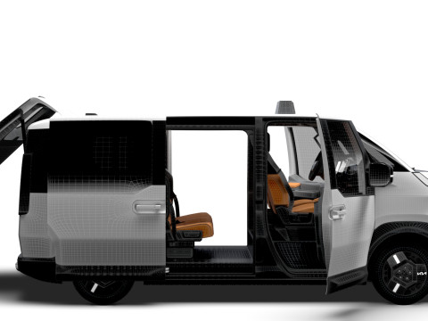 KIA PV5 Taxi L2H1 HQInterior 2026 Modelo 3D