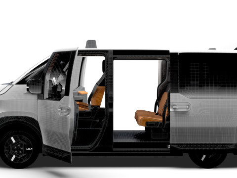 KIA PV5 Taxi L2H1 HQInterior 2026 Modelo 3D