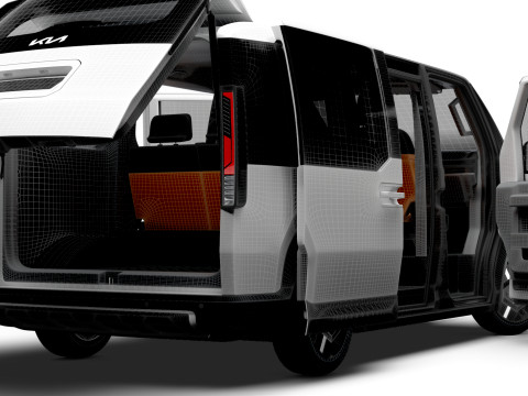 KIA PV5 Taxi L2H1 HQInterior 2026 Modelo 3D