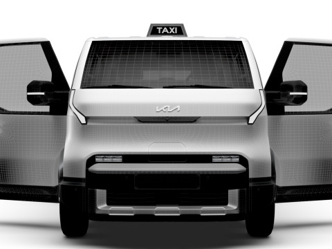 KIA PV5 Taxi L2H1 HQInterior 2026 Modelo 3D