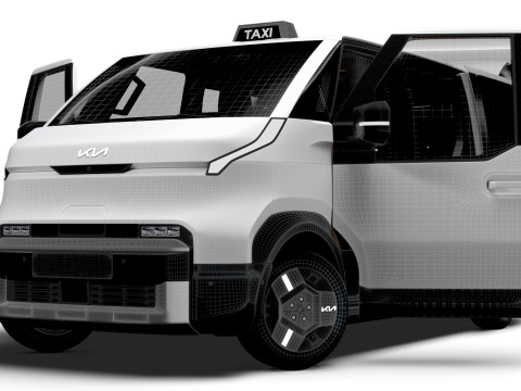 KIA PV5 Taxi L2H1 HQInterior 2026 Modelo 3D