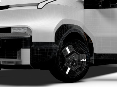 KIA PV5 Taxi L2H1 HQInterior 2026 Modelo 3D