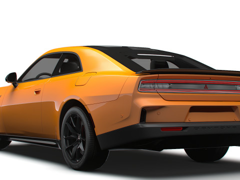 Dodge Charger Scat Pack 2D LB 2026 3D Model