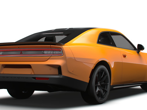 Dodge Charger Scat Pack 2D LB 2026 3D Model