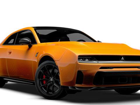 Dodge Charger Scat Pack 2D LB 2026 3D Model