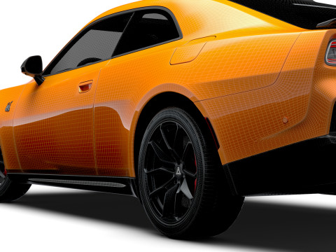 Dodge Charger Scat Pack 2D LB 2026 3D Model