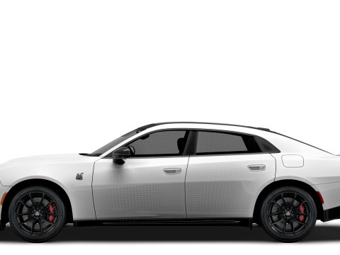 डॉज चार्जर स्कैट पैक 4डी एलबी 2026 3D मॉडल