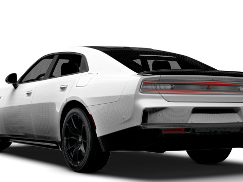 Dodge Charger Scat Pack 4D LB 2026 Modelo 3D