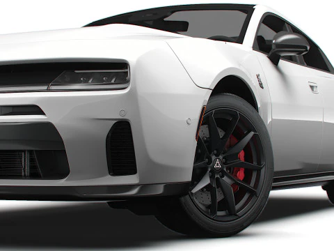Dodge Charger Scat Pack 4D LB 2026 3D Model