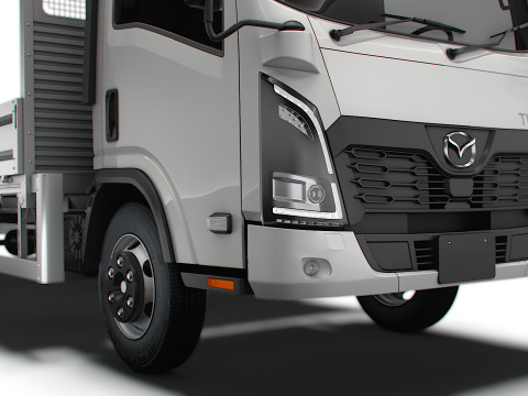 Вантажівка з жорстким кузовом Mazda Titan 2026 р.в 3D Модель