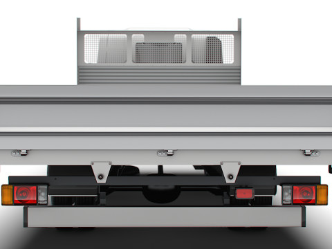 Вантажівка з жорстким кузовом Mazda Titan 2026 р.в 3D Модель