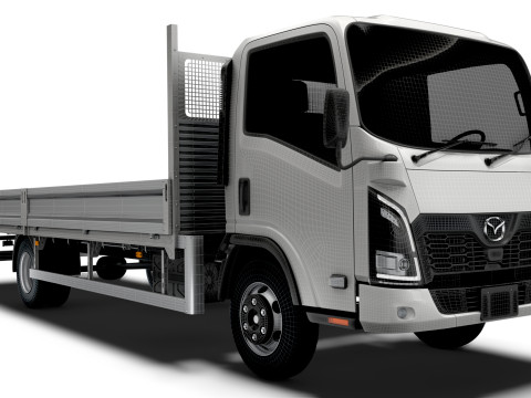 Вантажівка з жорстким кузовом Mazda Titan 2026 р.в 3D Модель