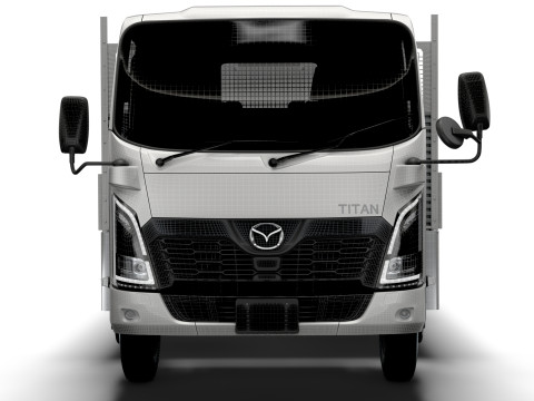Вантажівка з жорстким кузовом Mazda Titan 2026 р.в 3D Модель