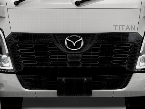 Вантажівка з жорстким кузовом Mazda Titan 2026 р.в 3D Модель