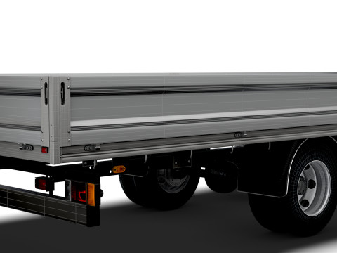 Вантажівка з жорстким кузовом Mazda Titan 2026 р.в 3D Модель