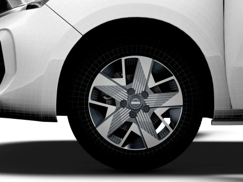 Interni Nissan Townstar LWB HQ 2025 Modello 3D