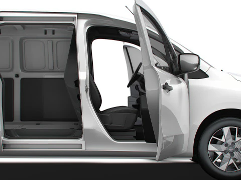 Nissan Townstar LWB Porta Traseira HQ Interior 2025 Modelo 3D