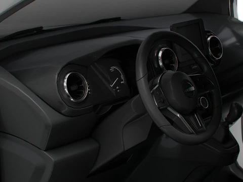 Nissan Townstar LWB Porta Traseira HQ Interior 2025 Modelo 3D