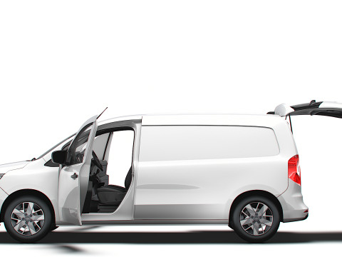 Nissan Townstar LWB Tailgate HQ Interior 2025 3D Model