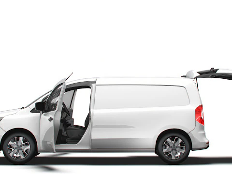 Nissan Townstar LWB Porta Traseira HQ Interior 2025 Modelo 3D