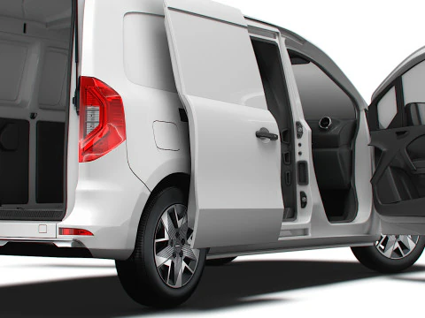 Nissan Townstar LWB Porta Traseira HQ Interior 2025 Modelo 3D