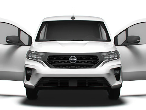 Nissan Townstar LWB Porta Traseira HQ Interior 2025 Modelo 3D