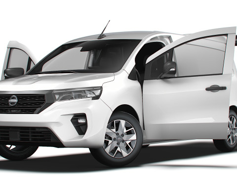 Nissan Townstar LWB Tailgate HQ Interior 2025 3D Model