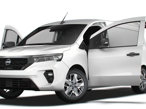 Nissan Townstar LWB Porta Traseira HQ Interior 2025 Modelo 3D