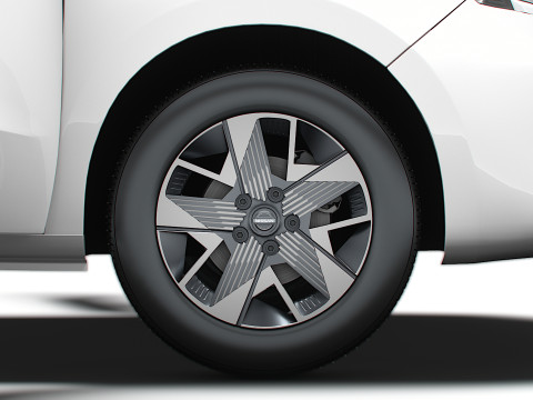 Nissan Townstar LWB Tailgate HQ Interior 2025 3D Model