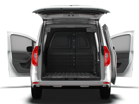 Nissan Townstar LWB Porta Traseira HQ Interior 2025 Modelo 3D