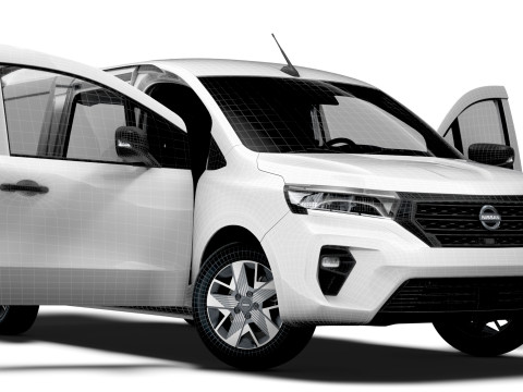 Nissan Townstar LWB Tailgate HQ Interior 2025 3D Model