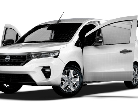 Nissan Townstar LWB Tailgate HQ Interior 2025 3D Model