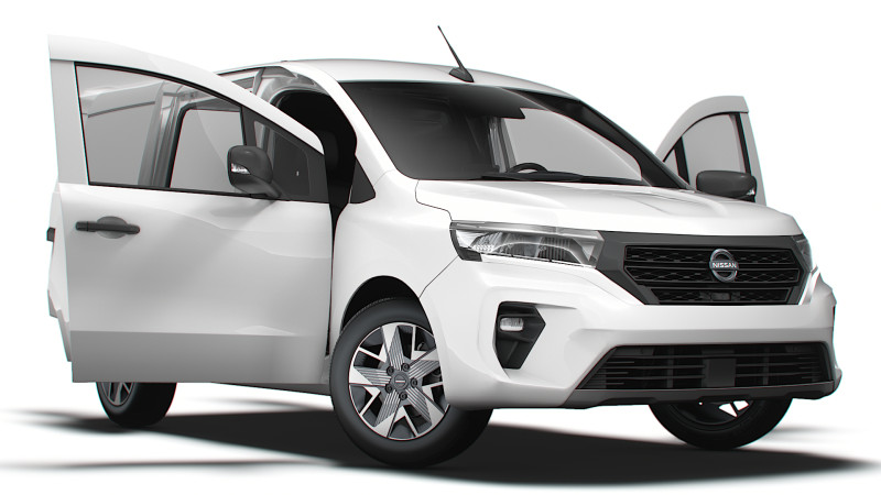 日产 Townstar SWB HQ 内饰 2025 3D 模型 .c4d .max .obj .3ds .fbx .stl .blend 