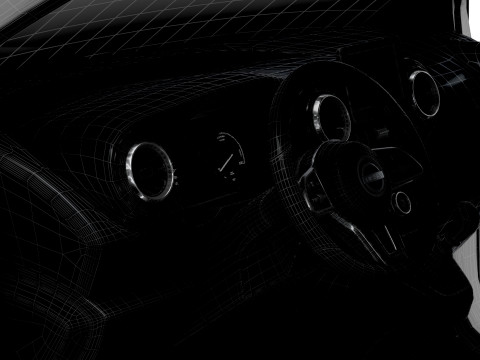 日产 Townstar SWB HQ 内饰 2025 3D 模型