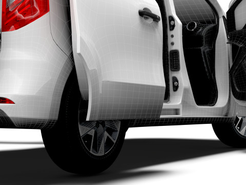 日产 Townstar SWB HQ 内饰 2025 3D 模型