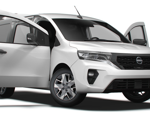 Nissan Townstar SWB Tailgate HQ Interior 2025 3D Model