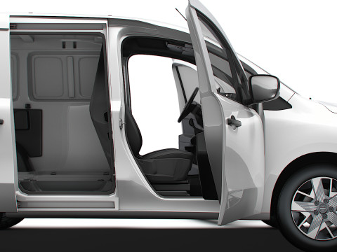 Nissan Townstar SWB Tailgate HQ Interior 2025 3D Модель