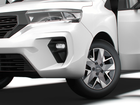 Nissan Townstar SWB Tailgate HQ Interior 2025 3D Модель