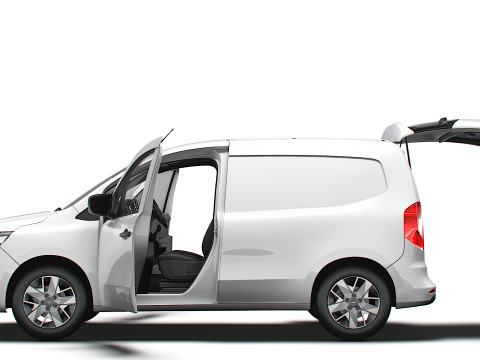 Nissan Townstar SWB Tailgate HQ Interior 2025 3D Модель