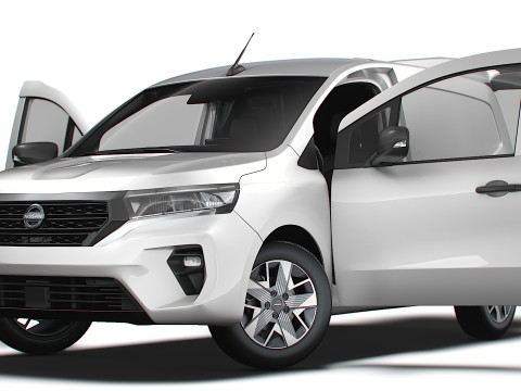 Nissan Townstar SWB Tailgate HQ Interior 2025 3D Модель