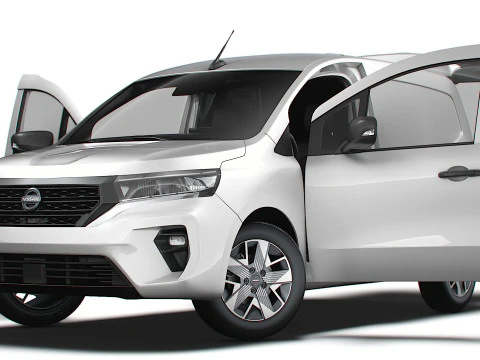 Nissan Townstar SWB Portellone HQ Interni 2025 Modello 3D