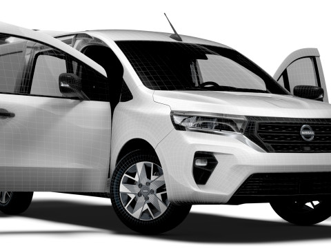 Nissan Townstar SWB Tailgate HQ Interior 2025 3D Модель