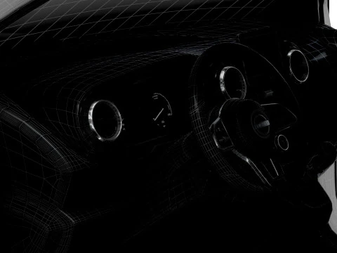 Nissan Townstar SWB Portellone HQ Interni 2025 Modello 3D